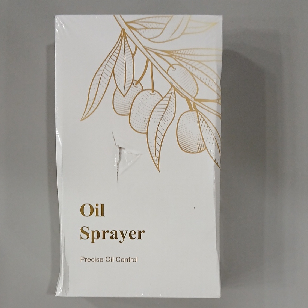 Source Unknown Oil Sprayer - White and Gold